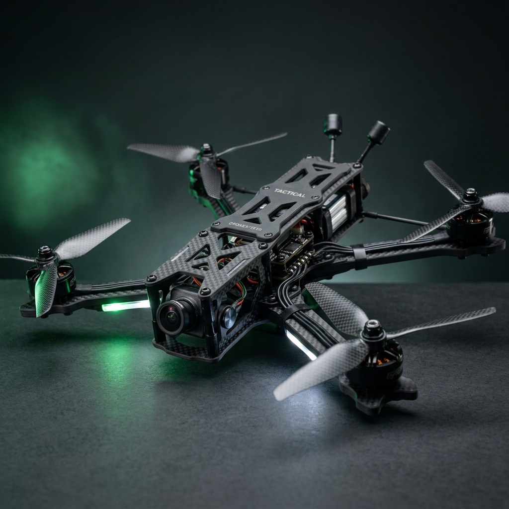 Sleek Carbon Fiber 10in Drone